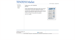 Desktop Screenshot of market.tendens.se
