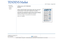 Tablet Screenshot of market.tendens.se